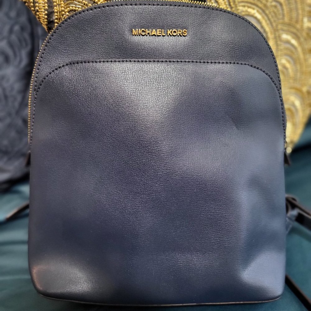 Navy Blue Michael kors backpack